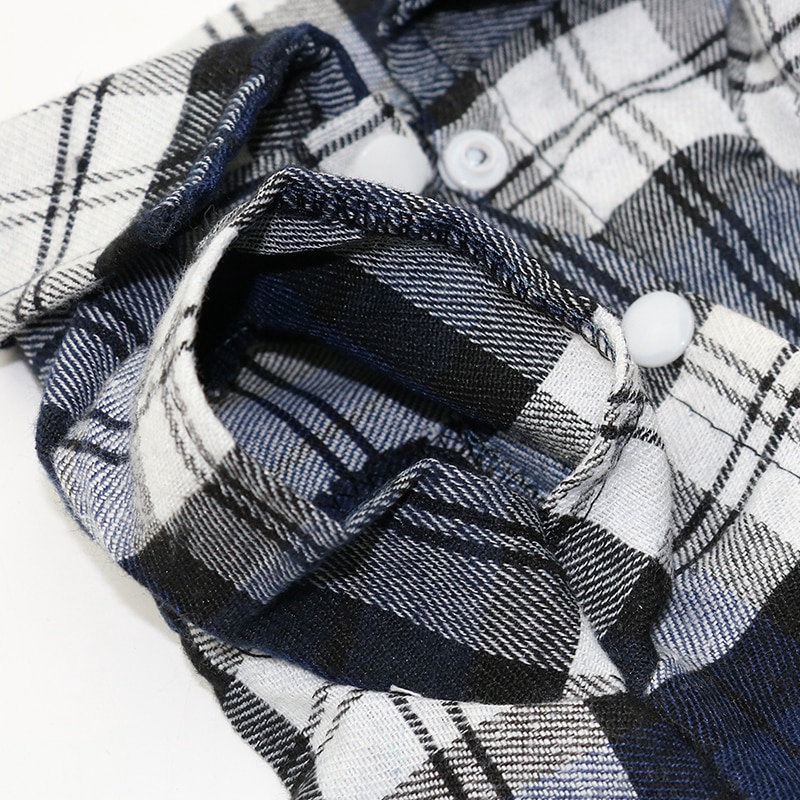 ★〓YUFeiPet〓★Pet Plaid Shirt Dog Vest Cat Shirt Short Sleeve Small Dog T-shirt Soft Breathable Summer