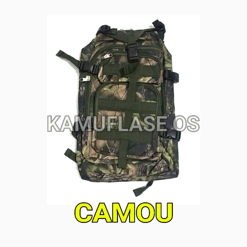 TAS RANSEL ARMY TACTICAL 3P LEBANON GENDONG BACKPACK HITAM ACCUPAT CAMO GURUN DLL~ LEBANON SEDANG