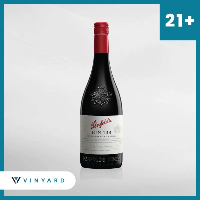 Penfolds Bin 138 Shiraz Grenache Mataro 750 ml ( Original &amp; Resmi By Vinyard )