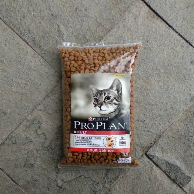 Repack Pro Plan Kucing 400g Adult Salmon 400 g Makanan Kering Proplan