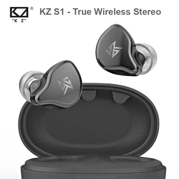 Earphone KZ S1 TWS Headset Earphone Wireless Bluetooth 5.0 Gaming Mode Alt S1 - Dynamic 1DD