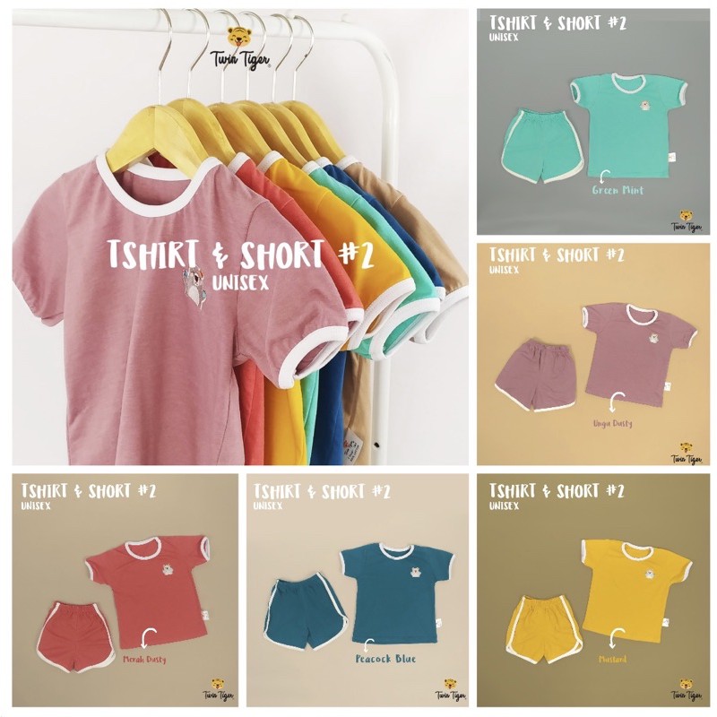 TWIN TIGER SETELAN KAOS ANAK TSHIRT RETRO SET BAJU ANAK / BAJU BAYI 0-5 Tahun part2