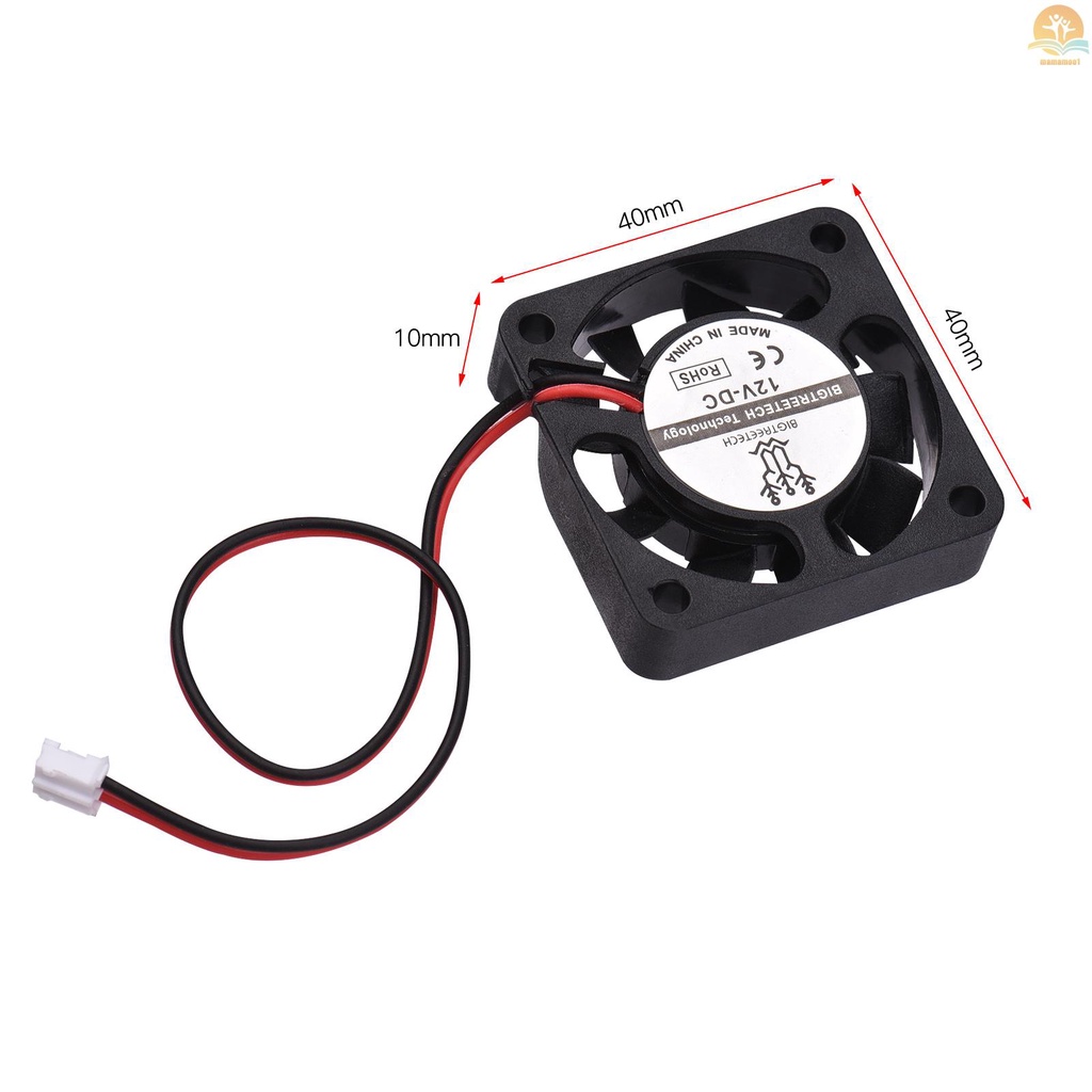 BIGTREETECH 3D Printer Parts 12V 24V 4010 Quiet Cooling Fan 40x40x10mm 2-Pin Connector Mini Brushless Fan Cooler