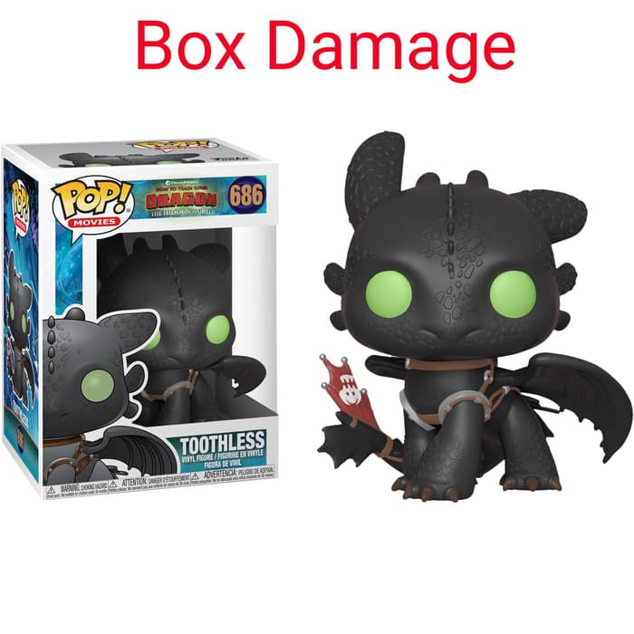 Image of Funko POP!How To Train Your Dragon 3 - Toothless -Night Furry Box Damage #0