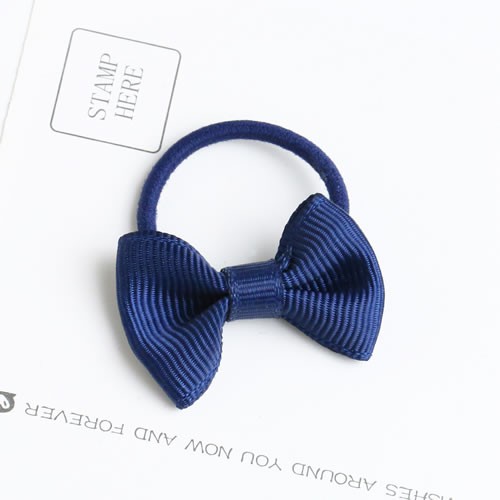 LRC Ikat Rambut Sweet Bowknot Shape Decorated Pure Color Hair