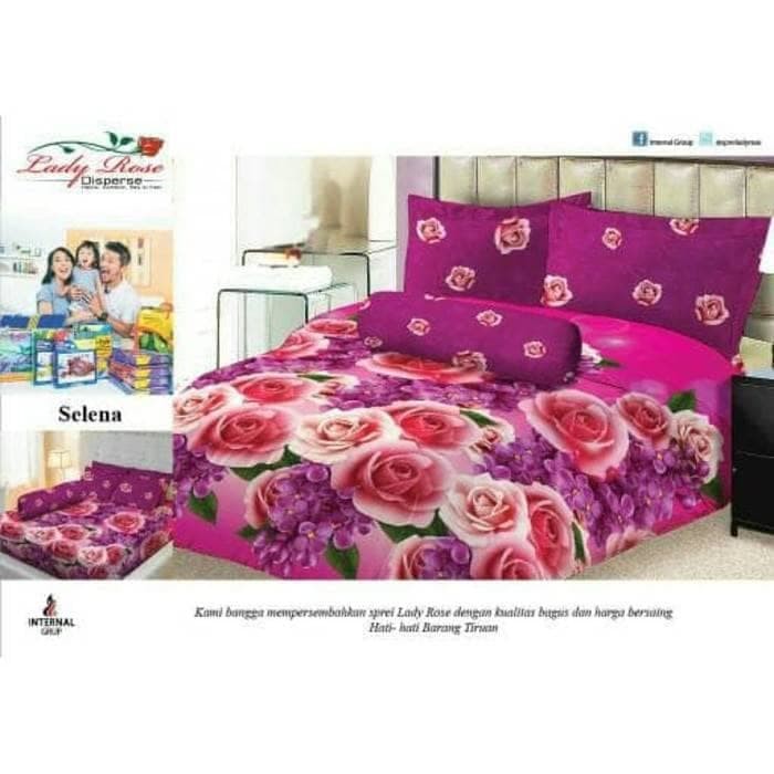 Sprei Lady rose 180 x 200 Selena ( King Size )