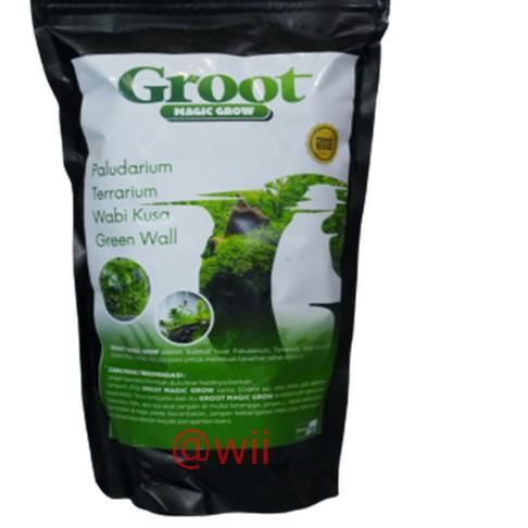➪ GROOT MAGIC GROW Media Tanam pupuk Paludarium Terrarium WABIKUSA AQUASCAPE ♢