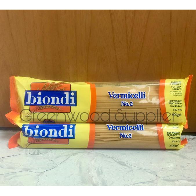 

Pasta Biondi - Vermicelli 500G (Best Seller)