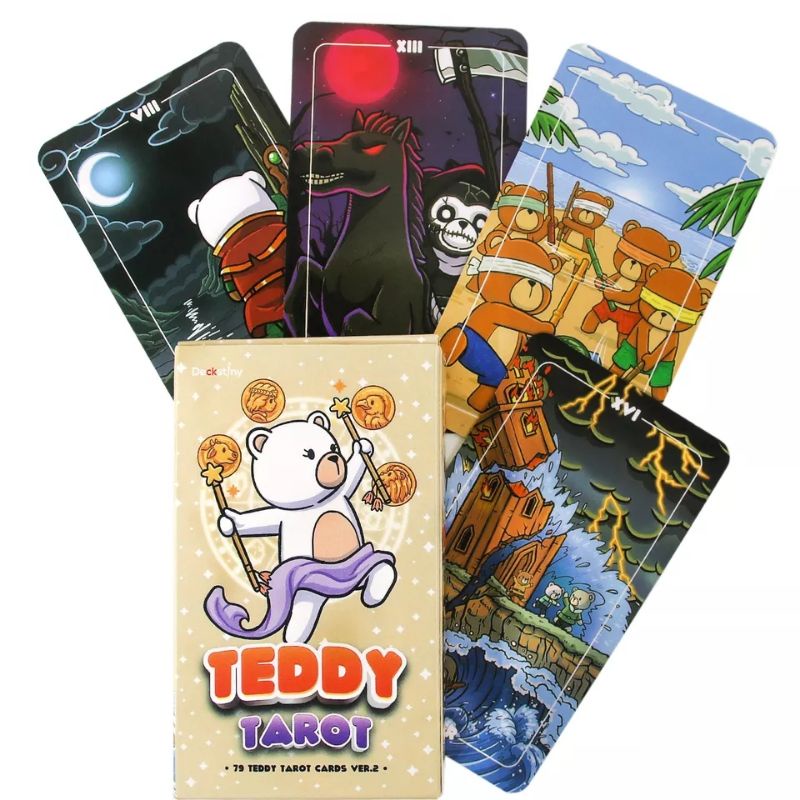 Teddy Tarot 12x7cm include guide paper