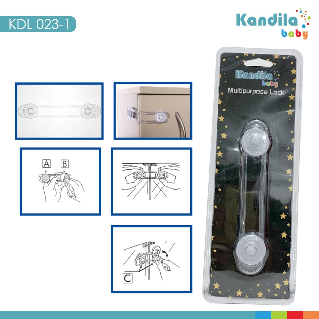 Castle - Kandila Corner Protector - MultiPurpose Lock - Pelindung Sudut Meja - Pengunci Lemari