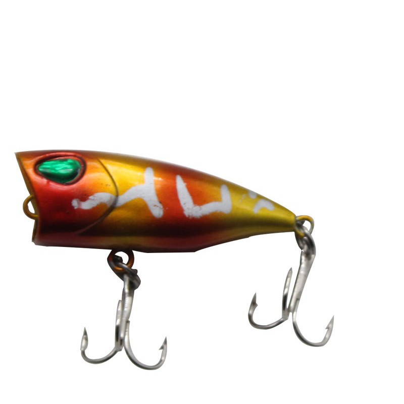 SYFishing 1Pcs Mini Popper Umpan Pancing 4cm 3.3g Fishing Lure Swimbait Ikan Bass Wobbler Kail Memancing Tackle