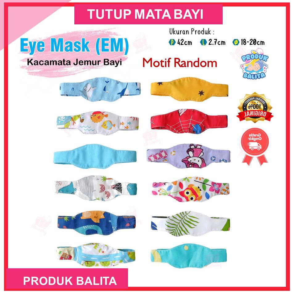 Kacamata Jemur Bayi Eye Mask Baby