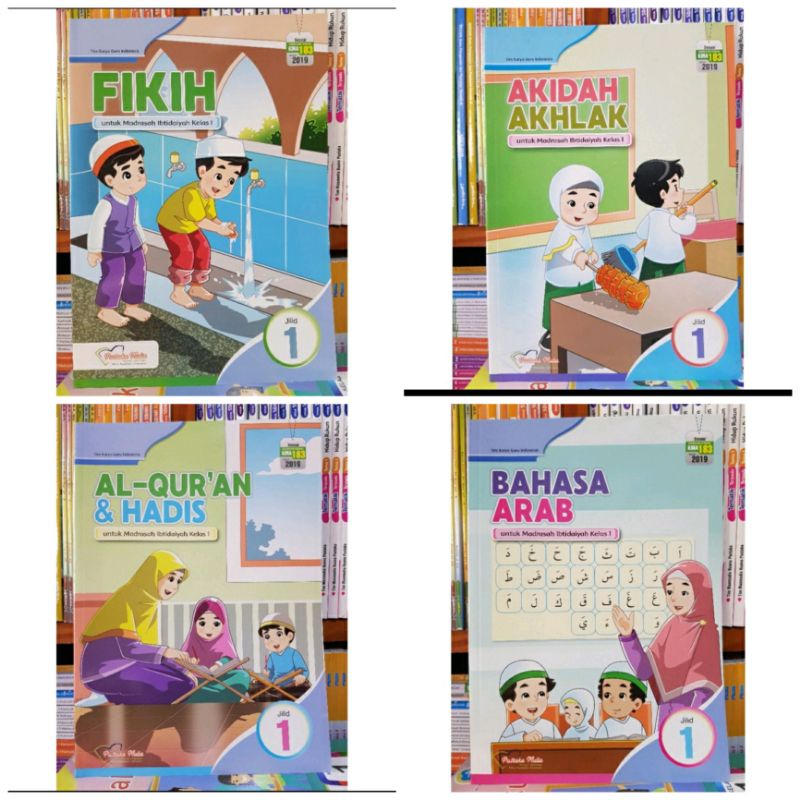 

MI kelas 1 Bahasa Arab,Fikih,Al-Quran Hadis,Aqidah akhlak revisi pustaka mulia kurikulum 2013