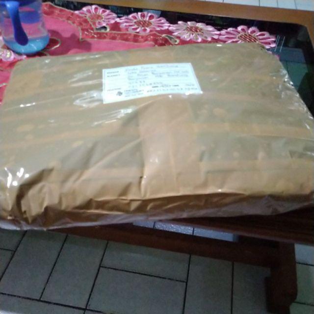 Standing Pouch Kraft Paper 250gr Kopi (16x23cm) Zipper Dan Valve - 50 Pcs