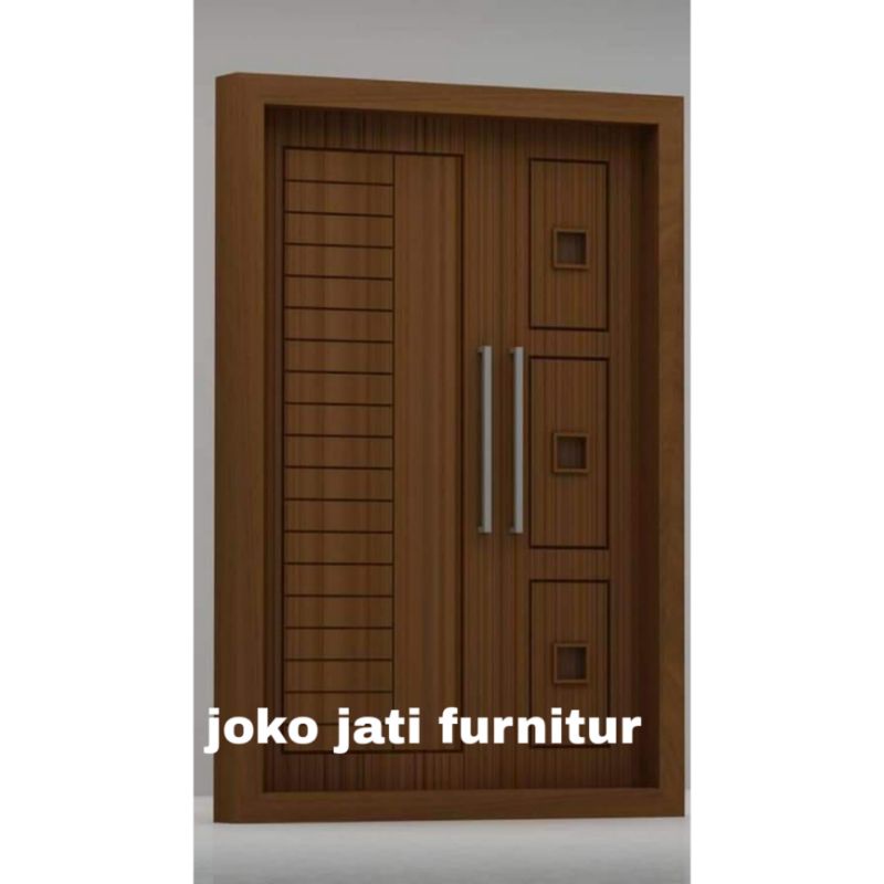 pintu rumah minimalis jati