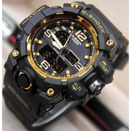 WATER RESIST G-Shock GWG 1000 Gshock Digital Double Time Rubber Jam Tangan Pria-1