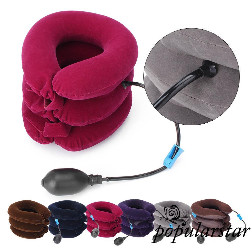 Ltp Inflatable Pillow Cervical Collar Neck Relief Traction Brace