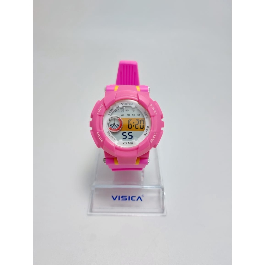 TERBARU! Jam Tangan Digital VISICA | Jam Tangan Anak Pria Wanita | Jam Tangan Rubber Bulat VG-503