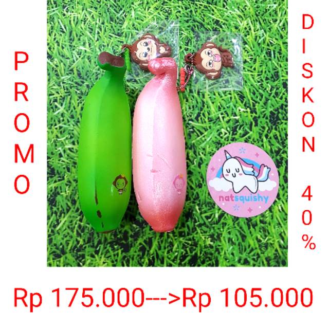 Natsquishy - Suishy puni maru mini cheeki banana