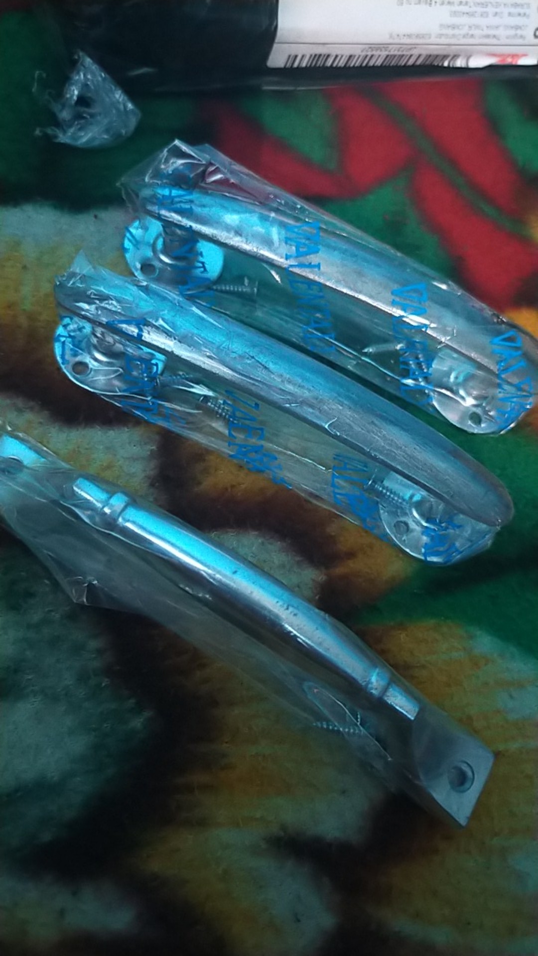 Handle Pintu Laci Gagang Lemari Gagang Laci Alumunium Nium Tahan Karat Kotak Rintik 12 Cm Minimalis