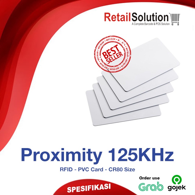 RFID Kartu Proximity Card 125KHz Blank Polos