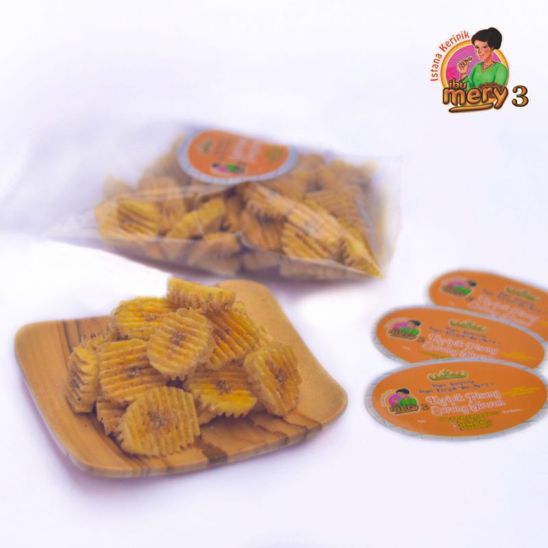 

Keripik Pisang Sarang Tawon oven rasa keju susu (non minyak)
