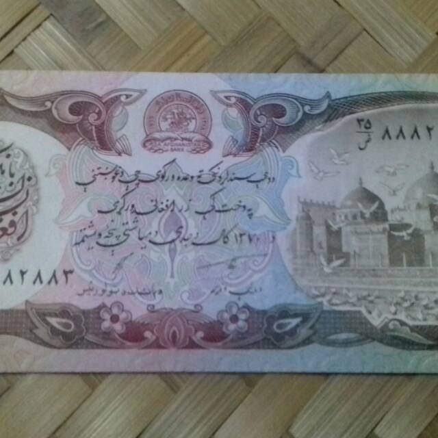 Uang asing 1000 afghanis afghanistan