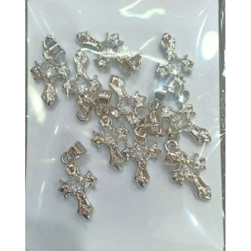 Liontin salib harga/pack isi 10pcs 1motif