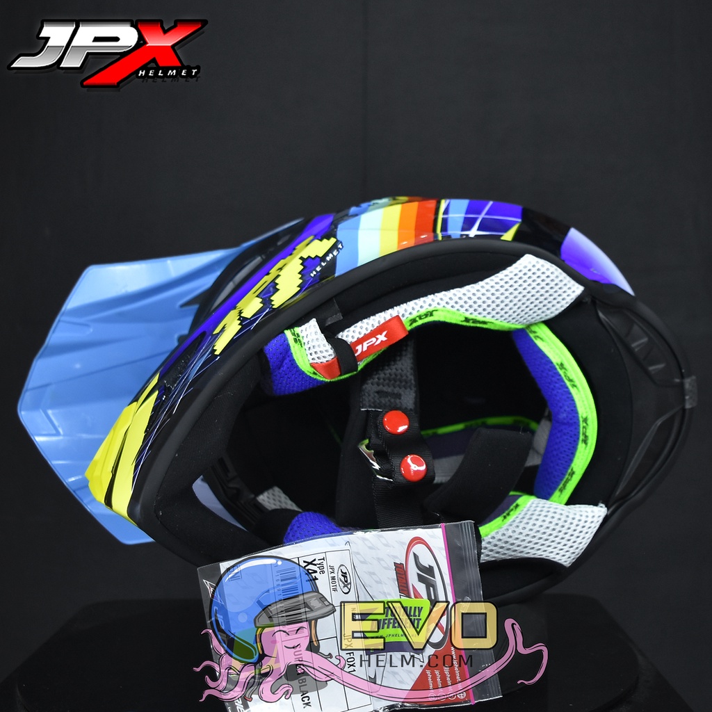 HELM JPX CROSS_FOX1 SERI X41 + GOOGLE SNAIL (ONGKIR 2 KG) HELM JPX X41 GIVE ME A MORE SPACE HELM CROSS TERBARU KLX ORIGINAL HELM CROSS TRAIL JPX SUPERCROSS ADVENTURE HELEM JPK CROSS JPX HELM JPX TERBARU