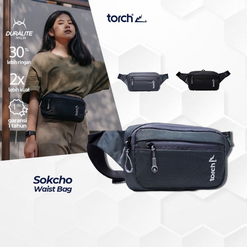 Tas Waistbag Torch Sokcho Original Murah