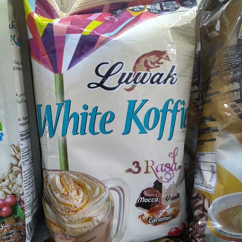 

White koffie luwak 3 rasa