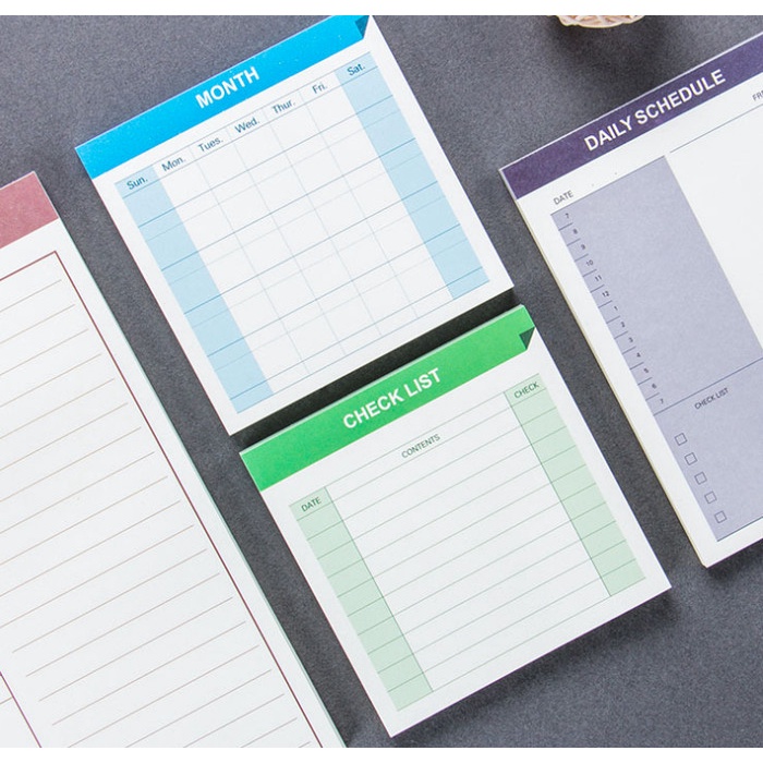 

[RESTOCK] Memo 50 lembar Checklist, Weekly Planner, Monthly Planner XTT12669