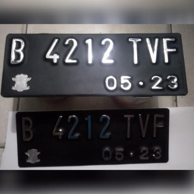 sulaemanan_selle | Plat Nomor Motor Baut Tanam Angka Chrome - Plat Original