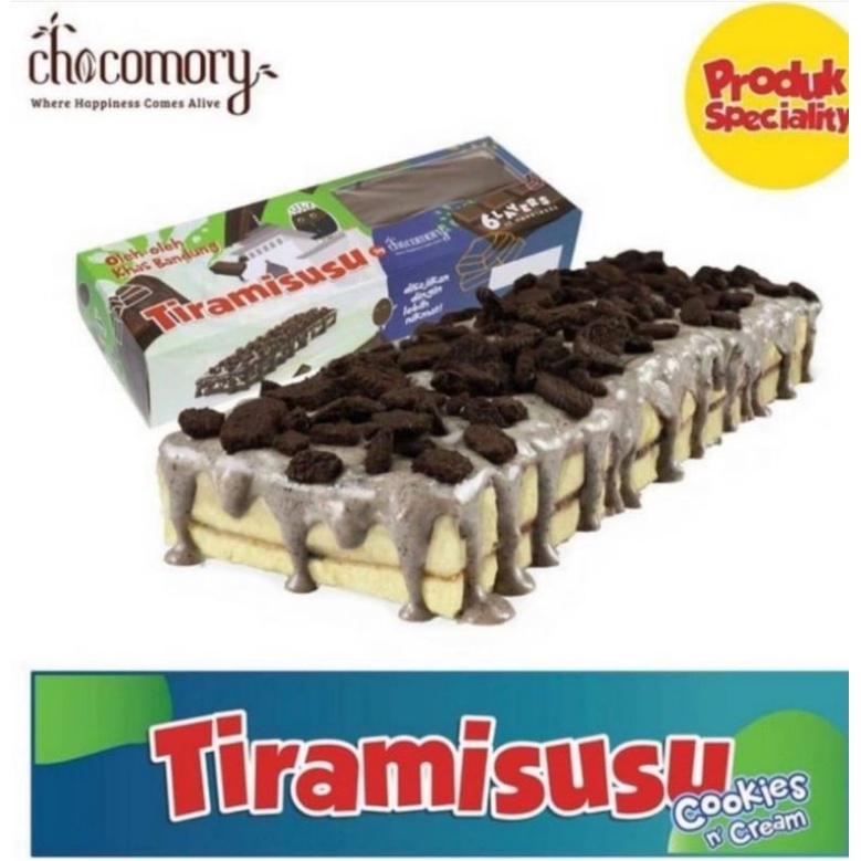 TIRAMISUSU BANDUNG/TIRAMISUSU COOKIES N CREAM/TIRAMISUSU CHOCOMORY