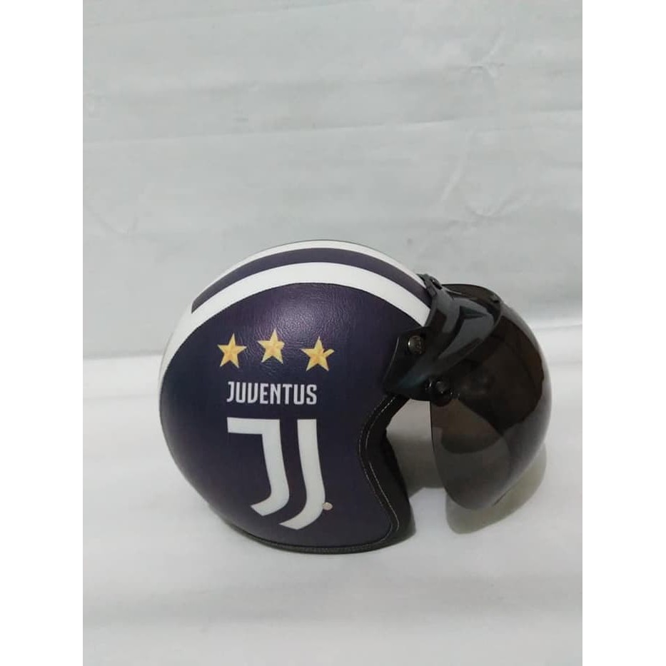 HELM DEWASA RETRO KLUB JUVENTUS