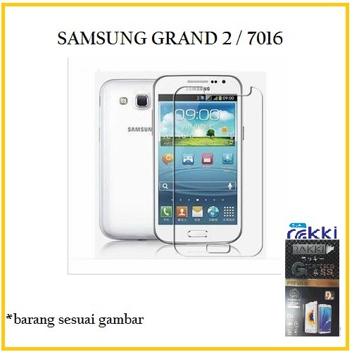 Premium Tempered Glass Protector For Samsung Galaxy Grand 2 SM-G7102