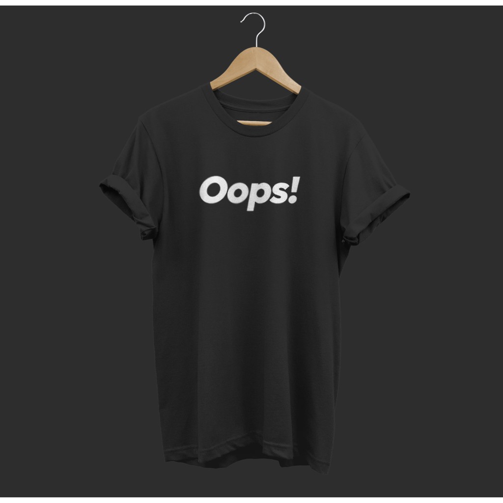 Kaos Big SIZE &quot;OOPS&quot; M-L-XL-XXL-XXXL-XXXXL-XXXXXL Casual Kekinian Jumbo