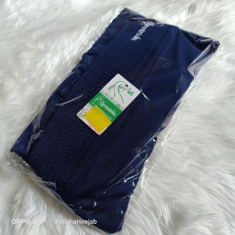 Jilbab Sport Amanda / Bergo Olahraga / Bergo Sport-Navy