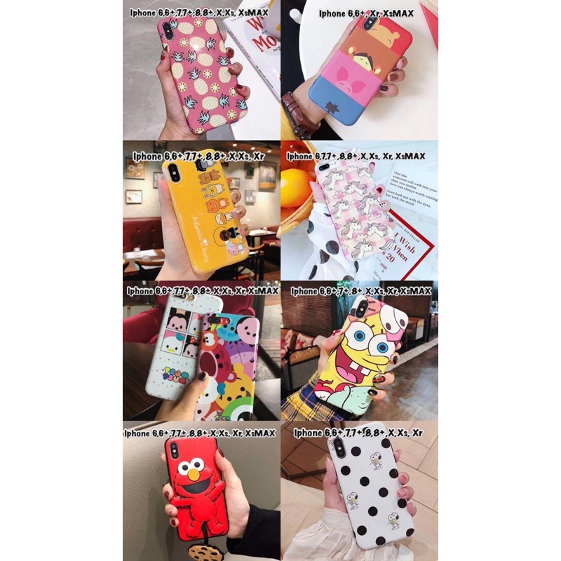 SALE! IPHONE CASES FULLCOVER HIGH QUALITY Iphone 6 6s 6s+ 6+ 7 7+ 8 8+ X Xs Xr XsMAX