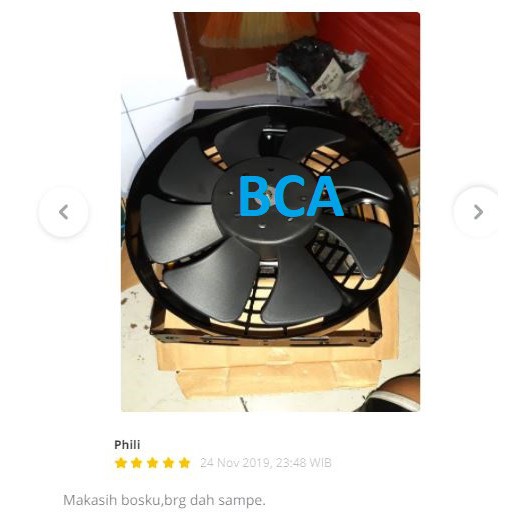 EXTRA EKSTRA FAN AC MOBIL Universal 10 Inch Besi 7 Daun