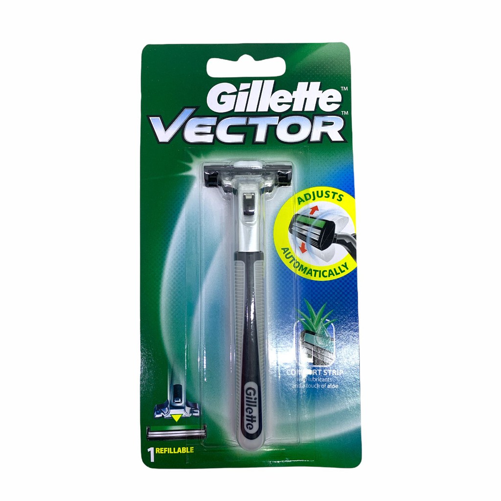 Alat Cukur Pria Gillette Vector Refillable isi 1