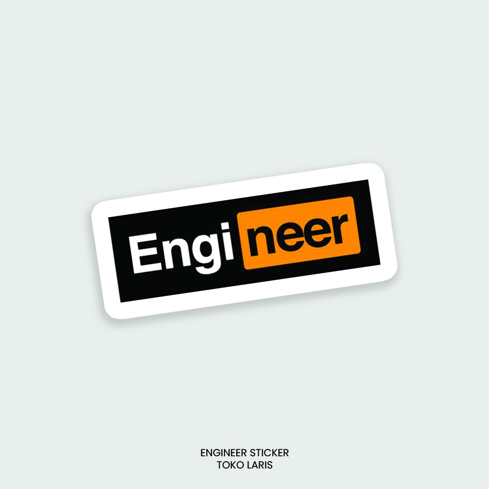 Sticker ENGINEER Untuk Sticker Laptop, Tumblr, Helm, Case