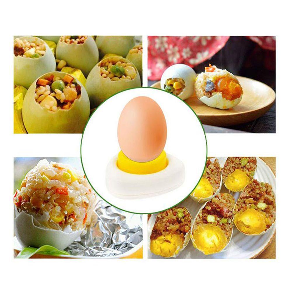 [Elegan] Egg Piercing Gadget Home Cookware Alat Masak Dengan Pengunci Makan Tusuk Telur