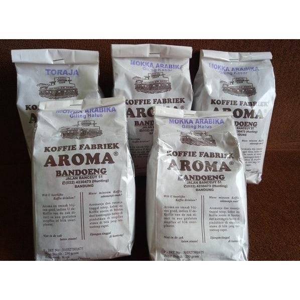 

[ COD ] KOPI AROMA BANDUNG - ARABICA - Giling Halus Medium Kasar Biji SALE Kode 952