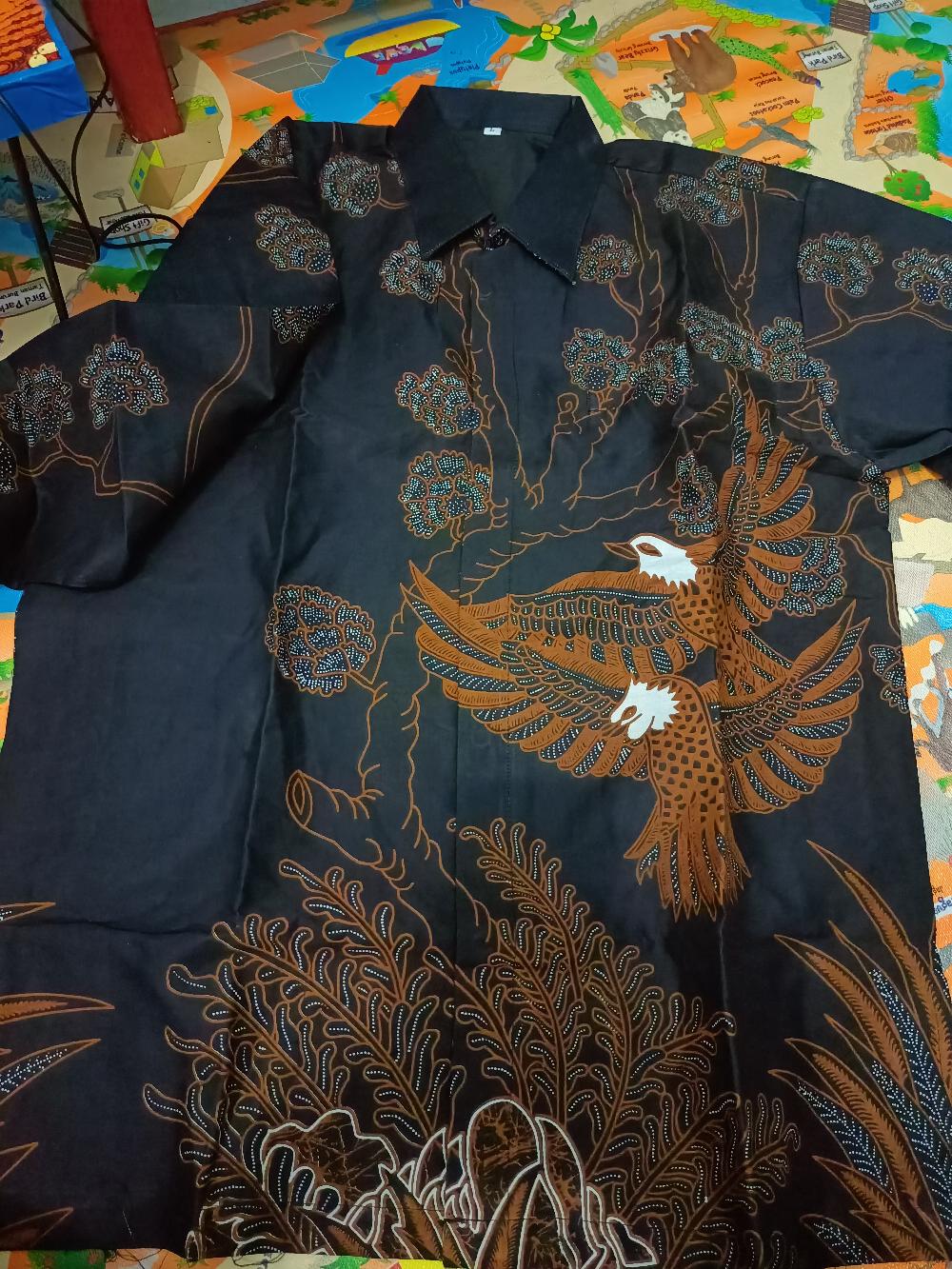 Kembar Siam Kemeja Batik Pria Full Furing Katun Sragenan