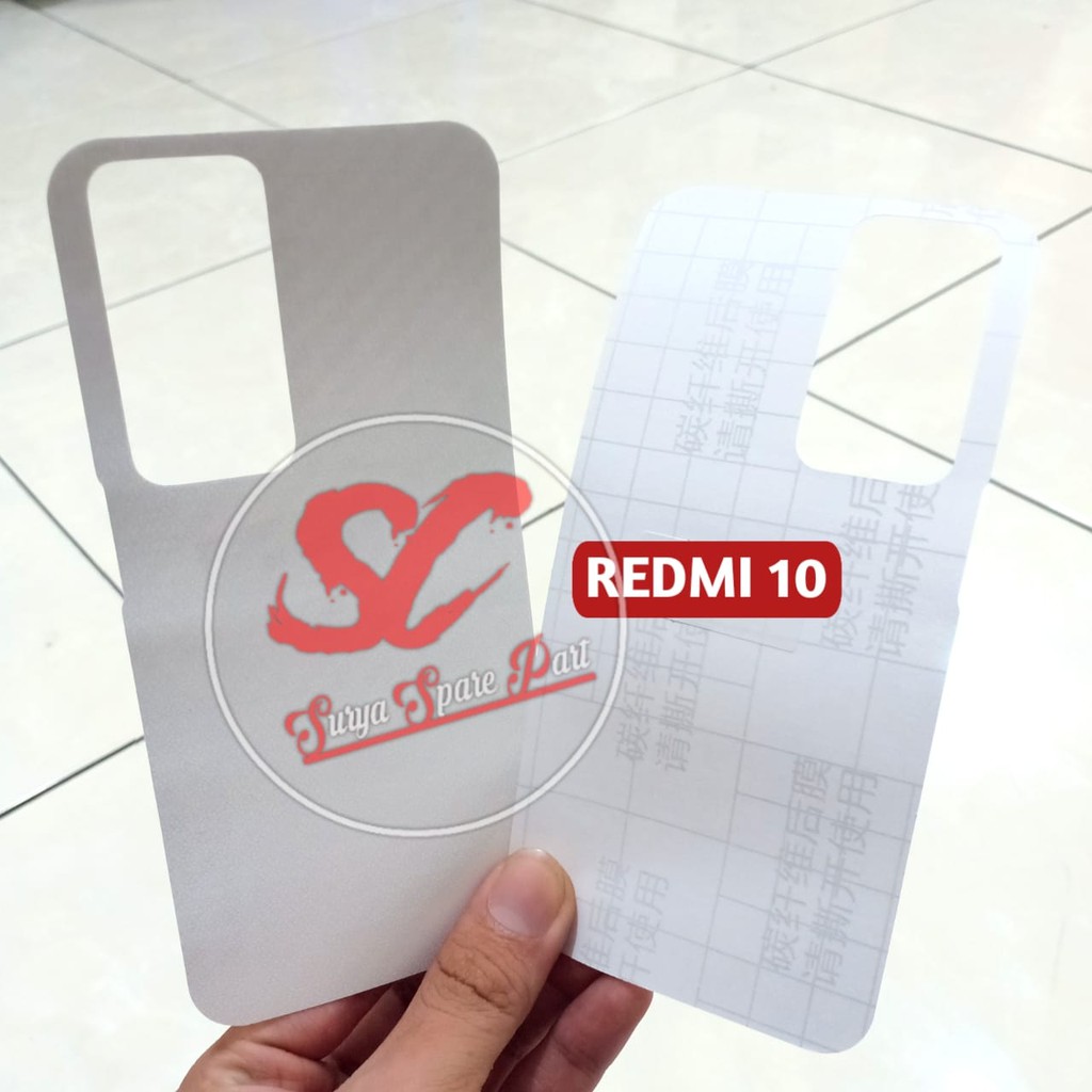 Back Skin Carbon Xiaomi Redmi 9 - Skin Carbon Xiaomi Redmi 9 - SC