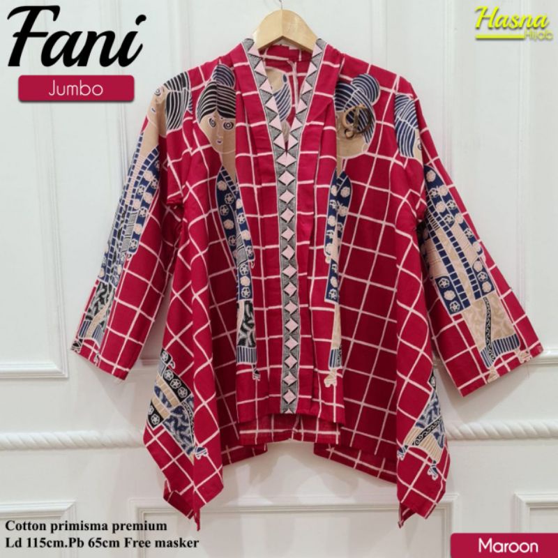 Fani by Dharya - atasan jumbo motif mbok jamu