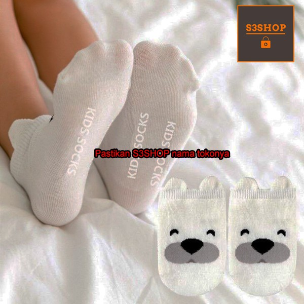 Kaos Kaki 3D Korea Bayi Anak Karakter lucu Kids Baby Socks anti slip