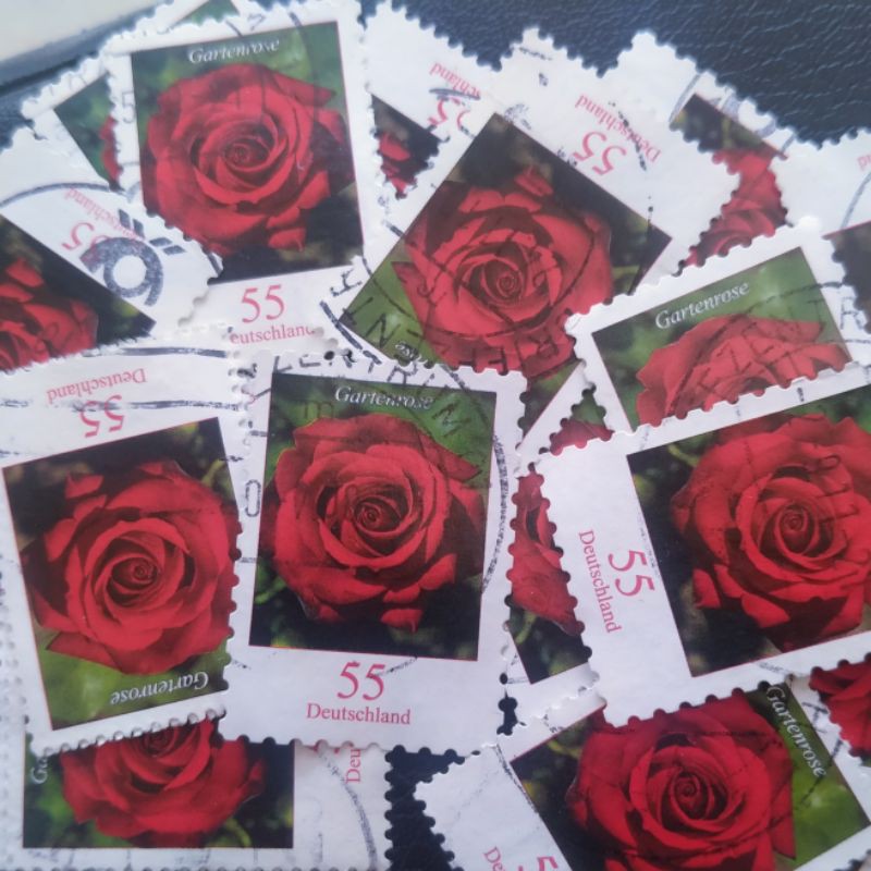 Prangko - Perangko asing Jerman seri bunga