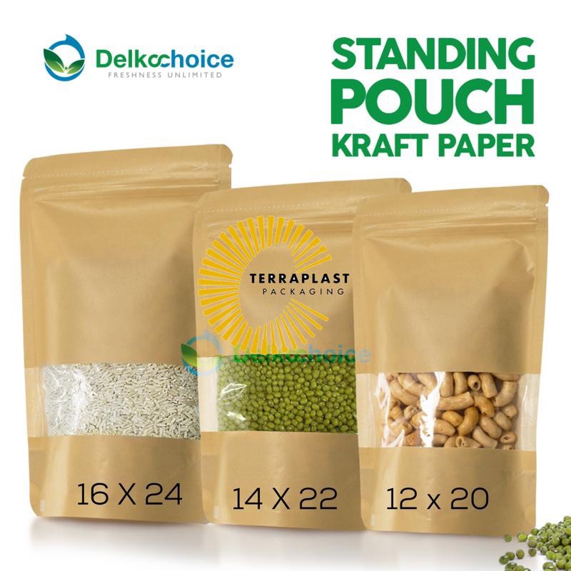 Standing Pouch PREMIUM KEMASAN WINDOW KRAFT